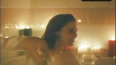 Big titted girl in shower