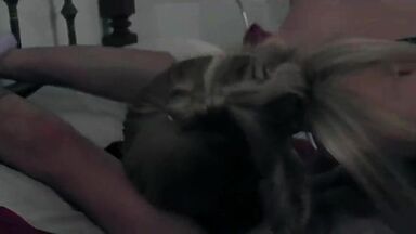 Tied her lover to the bed