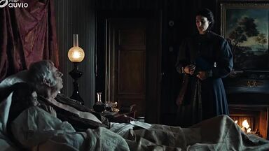 Sexy teen next to old guy