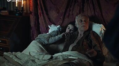 Sexy teen next to old guy