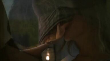 Julia Dietze sex scene in Die Stimmen (2002)