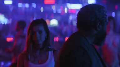 Strippers in dance club