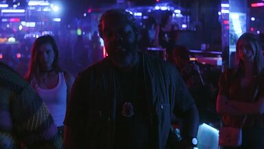 Strippers in dance club