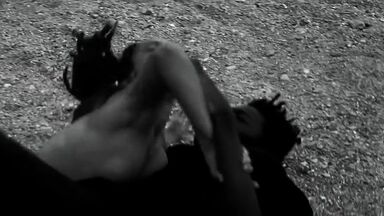 Erotic scene from artistic movie