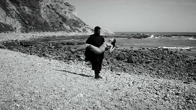 Erotic scene from artistic movie