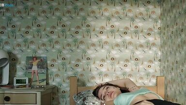 Amazingly hot teen lesbic scene