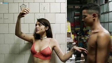 Amazingly hot teen lesbic scene