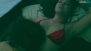 Lesbic action in the woods