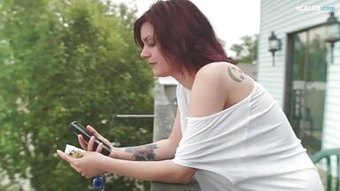 Lesbic action in the woods