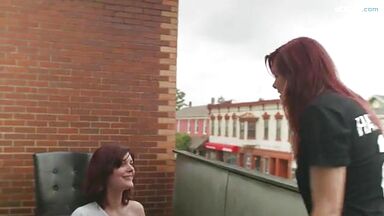 Lesbic action in the woods