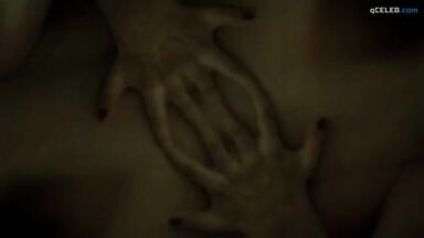 Katharine Isabelle and Caroline Dhavernas sex scene