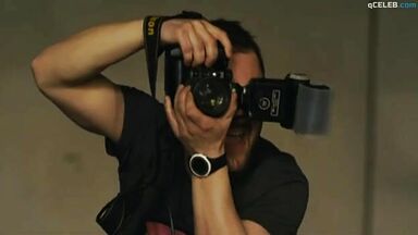 Girl with great body making a hot dance