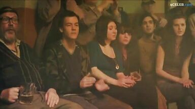 Girl with great body making a hot dance