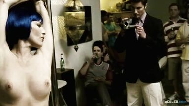 Unsatisfied girl goes to dancing