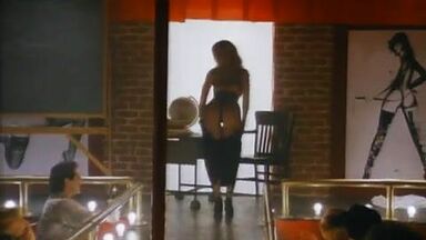 Striptease scenes from vampire movie