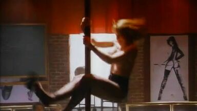 Striptease scenes from vampire movie