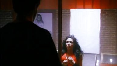 Striptease scenes from vampire movie