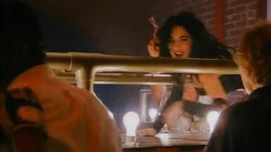 Striptease scenes from vampire movie