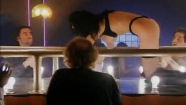 Striptease scenes from vampire movie