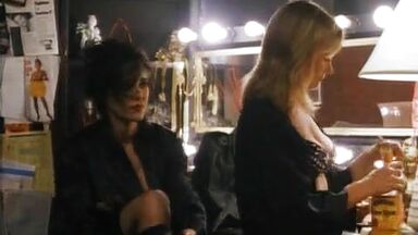 Striptease scenes from vampire movie