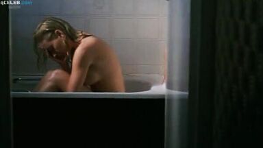 Christine Tremarco not very happy as stripper