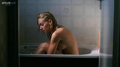 Christine Tremarco not very happy as stripper