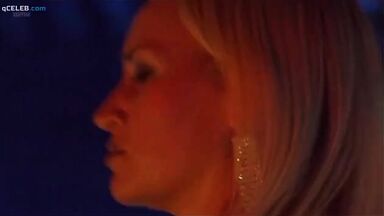 Christine Tremarco not very happy as stripper