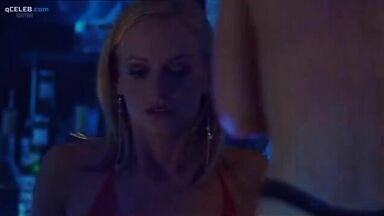 Christine Tremarco not very happy as stripper