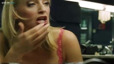 Christine Tremarco not very happy as stripper