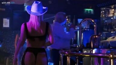 Christine Tremarco not very happy as stripper