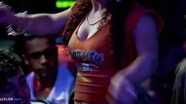 Latina girl dancing naked