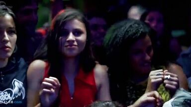 Latina girl dancing naked