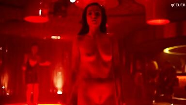 Magdalena Kolesnik flashing her tits