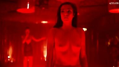 Magdalena Kolesnik flashing her tits