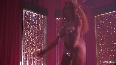 Stripper making a dance