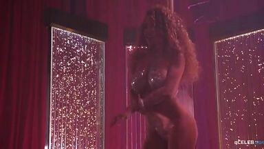 Stripper making a dance