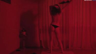 Dancing naked on the room