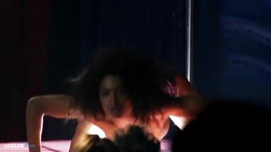 Black ebony dancing naked