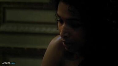 Black ebony dancing naked