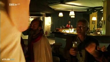 Dancing drunk in front of old guys