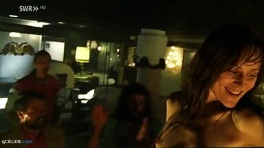 Dancing drunk in front of old guys