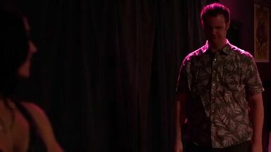 Striper with schoolgirl outfit