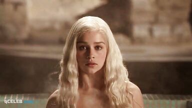 Emilia Clarke nude in Game of Thrones