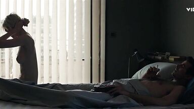 Elizabeth Debickie hot in The Burnt Orange Heresy