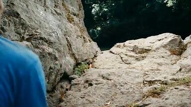 Hot blonde in the water