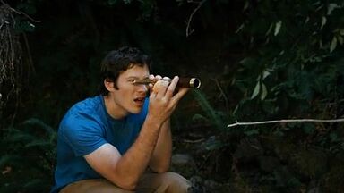 Hot blonde in the water