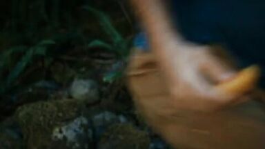 Hot blonde in the water