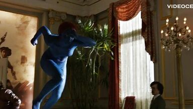 Jennifer Lawrence sexy in X-Men Days of Future Past