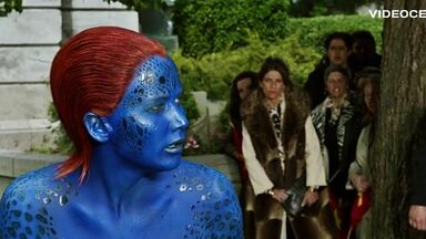 Jennifer Lawrence sexy in X-Men Days of Future Past