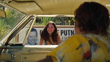 Dakota Fanning Margaret Qualley sexy moment